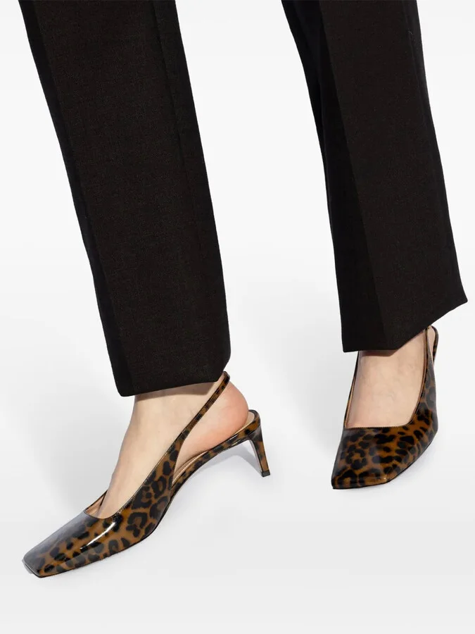 Christina Sling 55mm animal-print pumps - Image 5