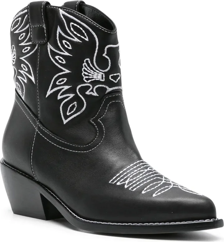 Christine 70mm leather boots - Image 2