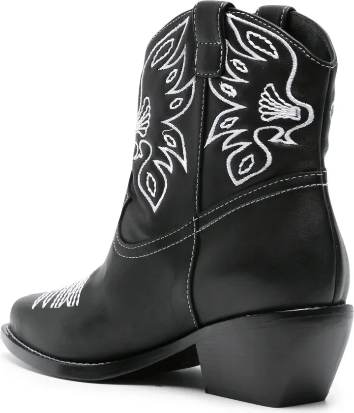 Christine 70mm leather boots - Image 3