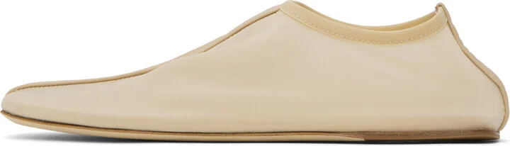 Christopher Esber Beige Mesh Slippers - Image 3