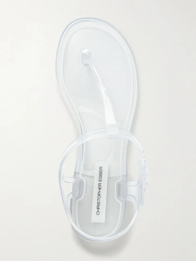 Christopher Esber - Billi Pvc Sandals - Neutrals - Image 5