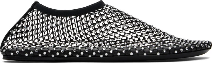 Christopher Esber Black Minette Flats