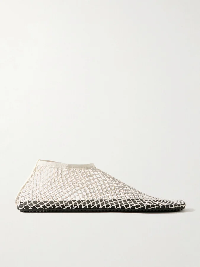 Christopher Esber - Mesh Ballet Flats - Ecru