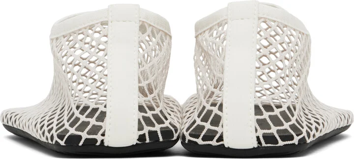 Christopher Esber Off-White Mesh Water Flats - Image 2