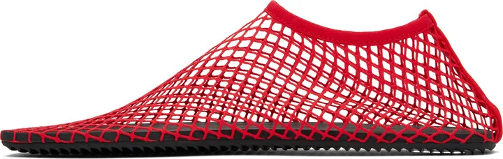 Christopher Esber Red Mesh Water Flats - Image 3