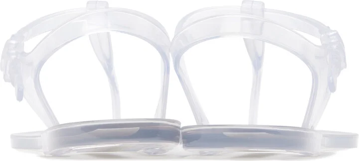 Christopher Esber Transparent Billi T-Bar Flat Sandals - Image 2