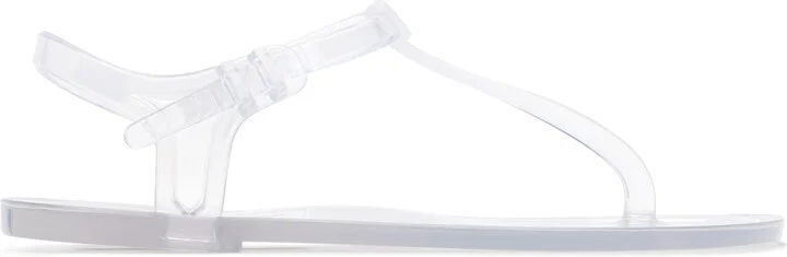 Christopher Esber Transparent Billi T-Bar Flat Sandals
