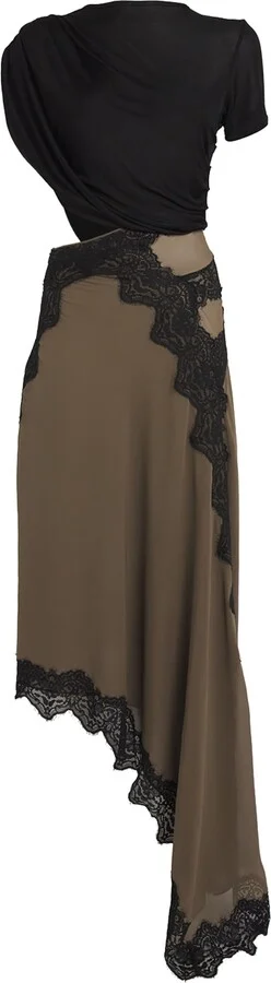 Christopher Esber Twisted Verve Midi Dress