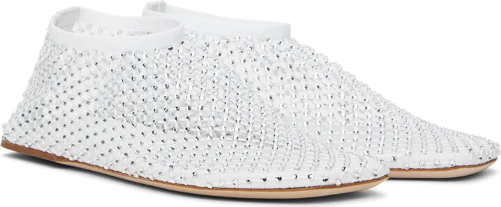 Christopher Esber White Minette Ballerina Flats - Image 4