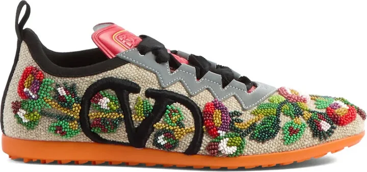 Chromathon embroidered sneakers