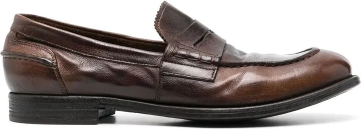 Chronicle leather Penny loafers