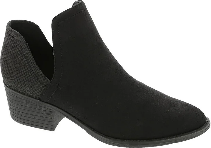 Chronicle Womens Snake Almond Toe Booties
