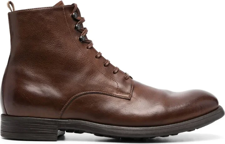 Chronicle zipped leather boots