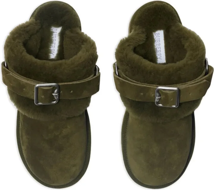 Chubby calf suede mules - Image 4