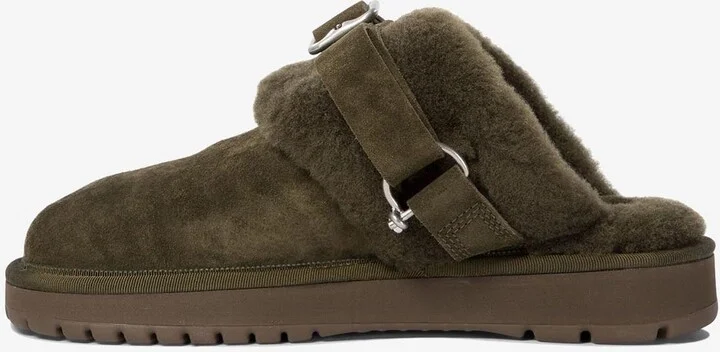 Chubby Low Suede Slippers - Image 2