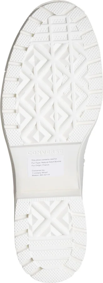 Chuck 70 De Luxe Genuine Calf Hair Block Heel Sneaker - Image 7