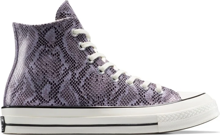Chuck 70 Faux Snakeskin Suede High Top Sneaker - Image 3