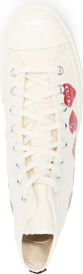 Chuck 70 Hi "Multi Hearts White" sneakers - Image 4