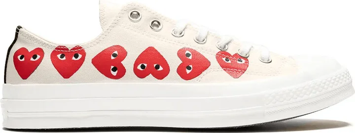 Chuck 70 Ox "Multi Hearts White" sneakers
