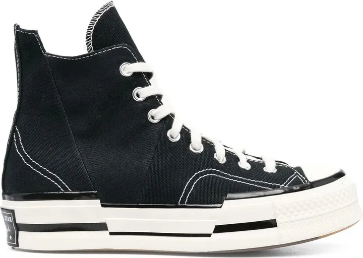 Chuck 70 Plus Egret high-top sneakers