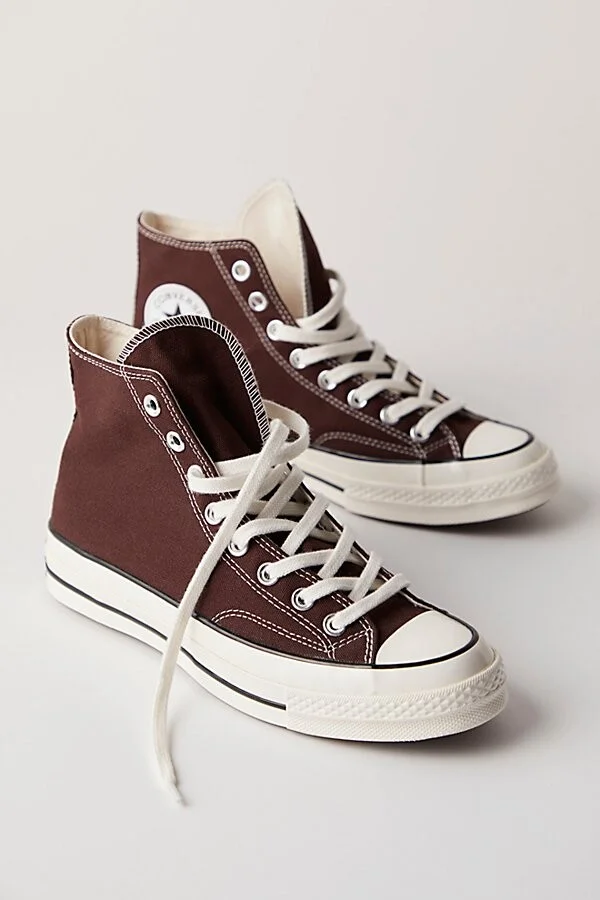 Chuck 70 Recycled Canvas Hi-Top Sneakers - Image 2