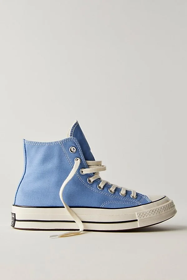 Chuck 70 Recycled Canvas Hi-Top Sneakers - Image 3
