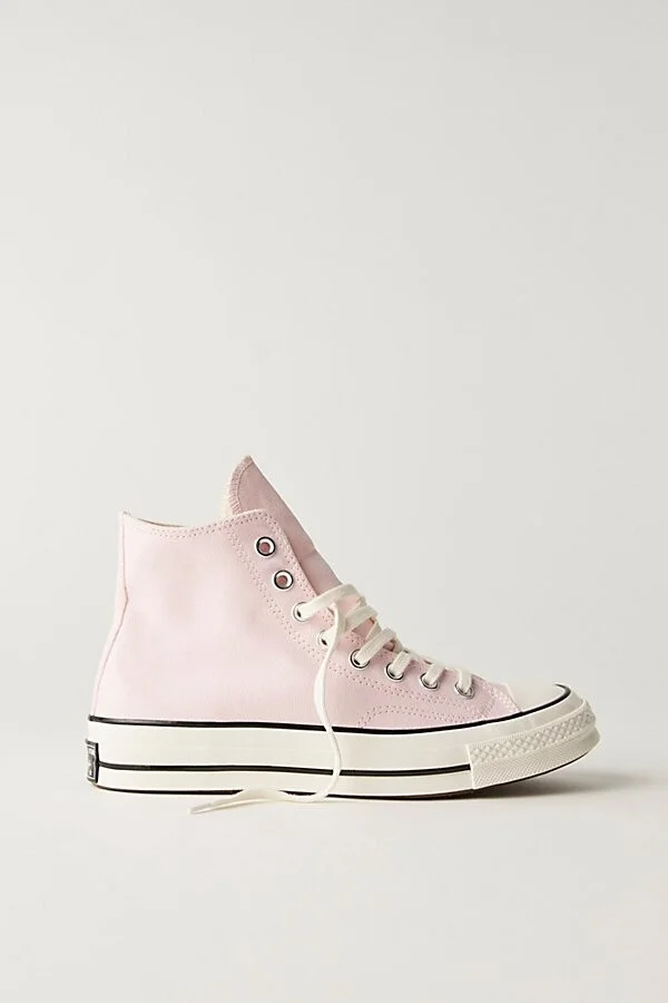 Chuck 70 Recycled Canvas Hi-Top Sneakers - Image 3