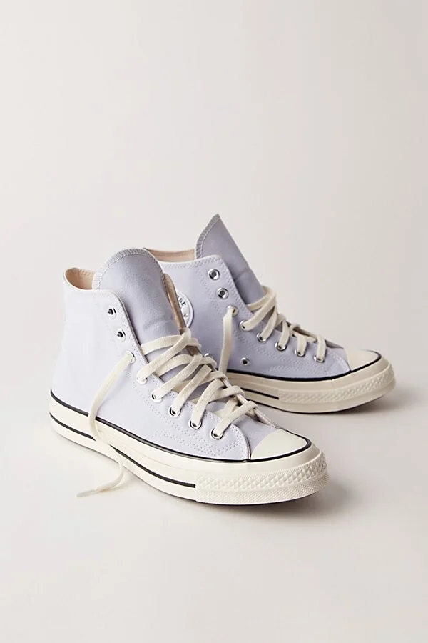 Chuck 70 Recycled Canvas Hi-Top Sneakers - Image 2
