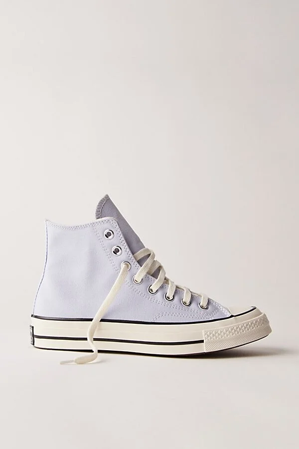 Chuck 70 Recycled Canvas Hi-Top Sneakers - Image 3