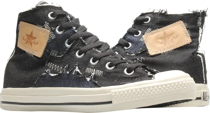 Chuck Taylor All Star Denim Stitch Blk/Char/Parch Hi Sneakers 1X071