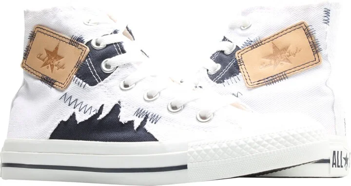Chuck Taylor All Star Denim Stitch White/Indigo Hi Sneakers 1X069