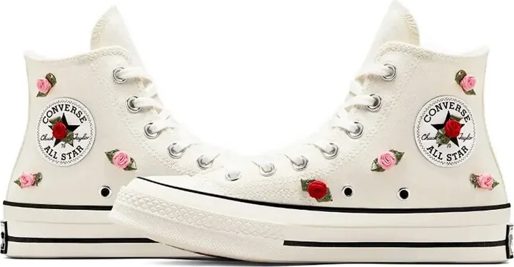 Chuck Taylor All-Star embroidered high-top sneakers - Image 4