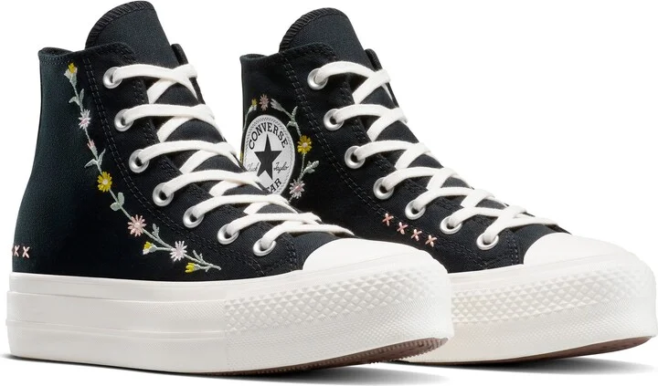 Chuck Taylor® All Star® Embroidered Lift High Top Platform Sneaker - Image 7
