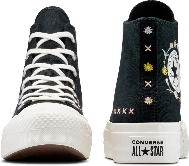Chuck Taylor® All Star® Embroidered Lift High Top Platform Sneaker - Image 8