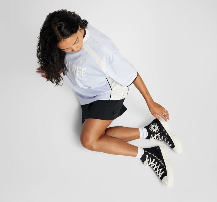 Chuck Taylor® All Star® Embroidered Lift High Top Platform Sneaker - Image 9
