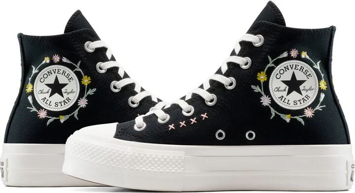 Chuck Taylor® All Star® Embroidered Lift High Top Platform Sneaker - Image 10