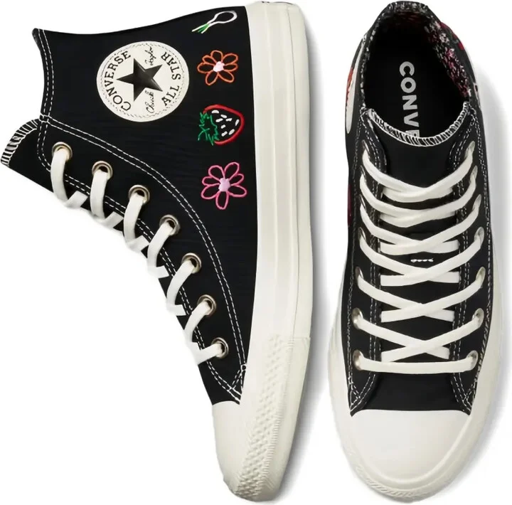 Chuck Taylor All Star High "Festival Embroidered Fruits & Florals" sneakers - Image 2