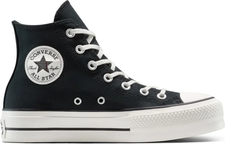 Chuck Taylor All Star Lift Plaid Floral High Top Platform Sneaker - Image 3