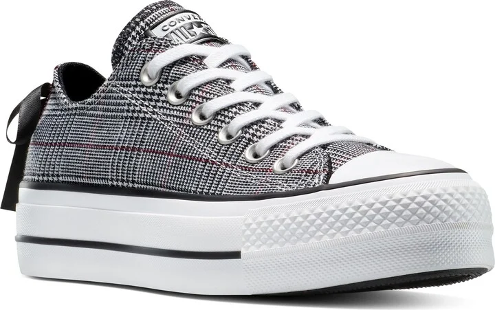 Chuck Taylor All Star Lift Plaid Low Top Platform Sneaker