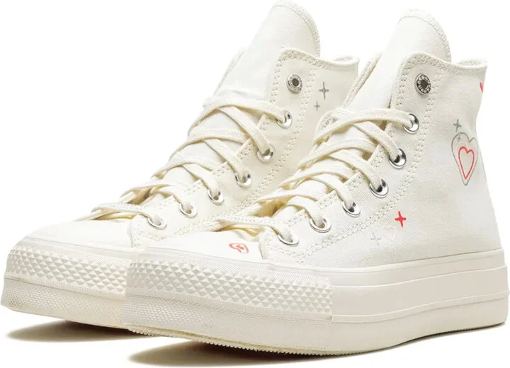Chuck Taylor All Star Lift Platform High "Y2K Heart" sneakers - Image 5