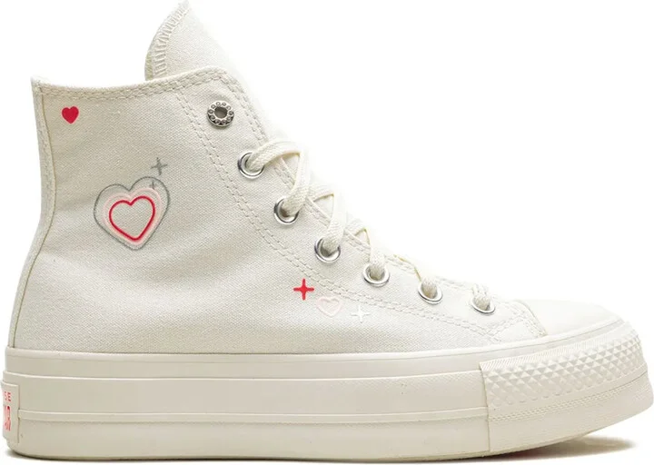 Chuck Taylor All Star Lift Platform High "Y2K Heart" sneakers