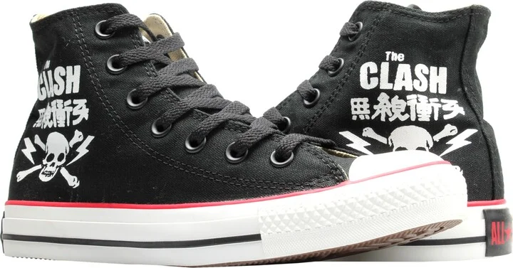 Chuck Taylor All Star The Clash 2 Black/Red Hi Sneakers 114001