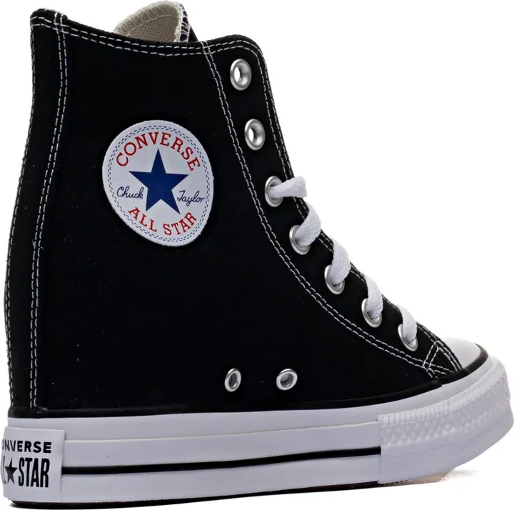 Chuck Taylor All Star Wedge Platform Hi "Black White" sneakers - Image 3