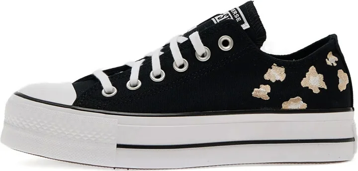 Chuck Taylor leopard-print platform sneakers