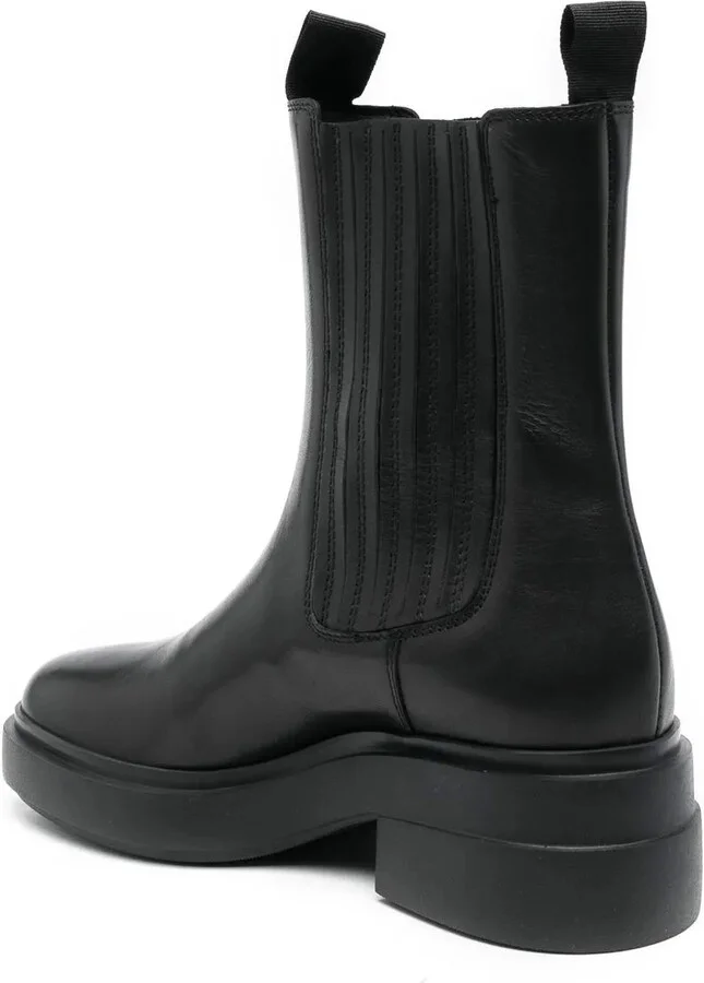 Chunky 55mm Leather Boots - Image 3