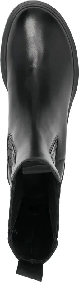 Chunky 55mm Leather Boots - Image 4