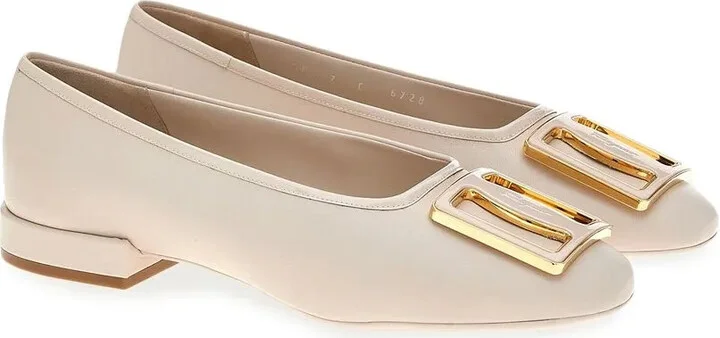 Chunky-Buckle Ballerina Flats - Image 2