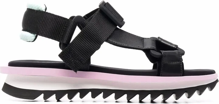 Chunky Buckle-Fastening Sandals