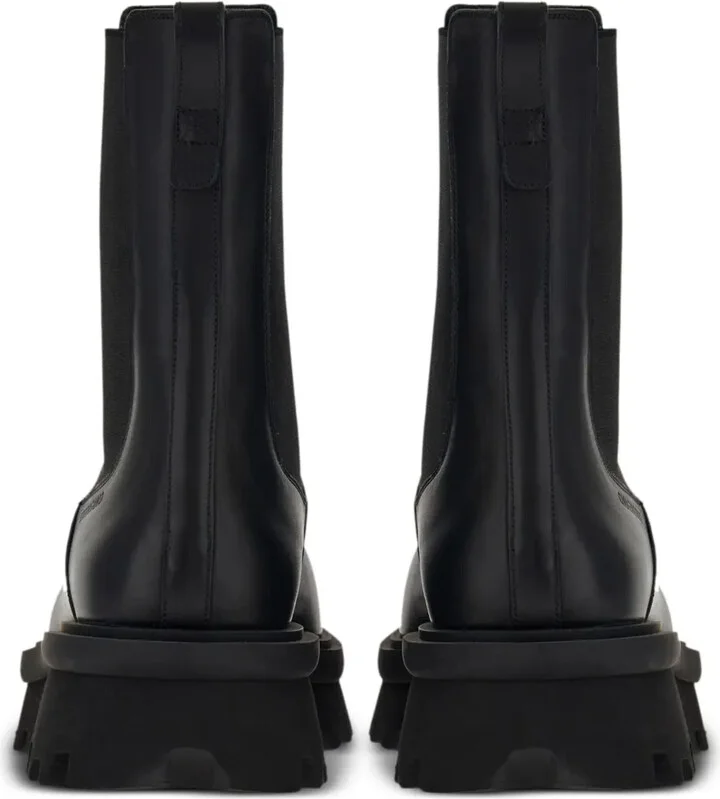 Chunky Chelsea Leather Boots - Image 2