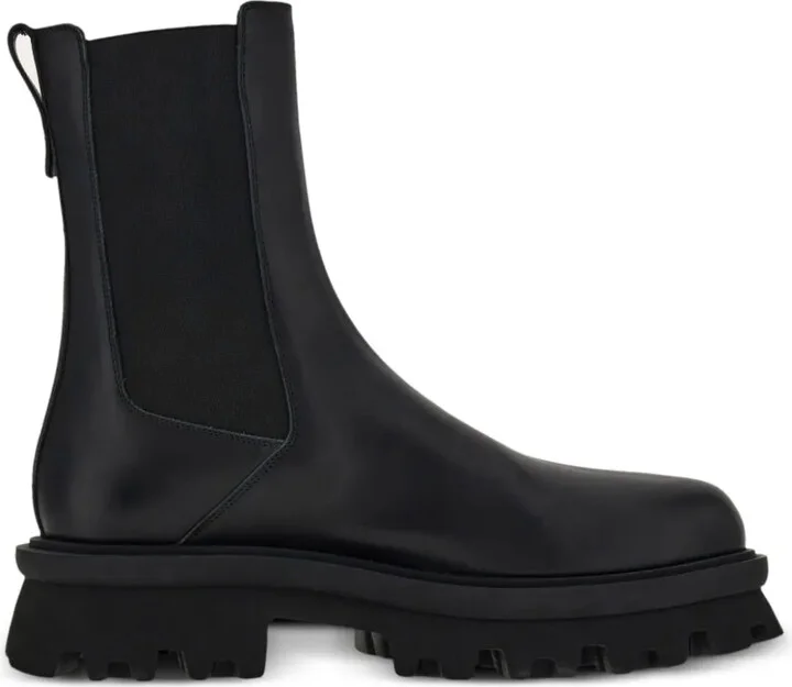 Chunky Chelsea Leather Boots - Image 3